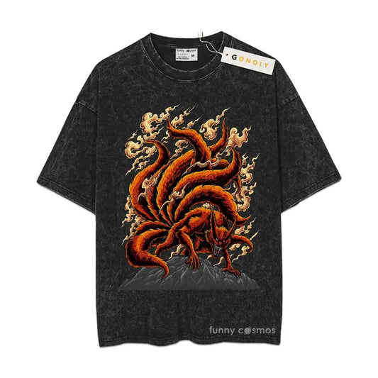 You Are Awesome Kurama Naruto Mineral Wash TShirt Naruto Anime Mineral Wash TShirt