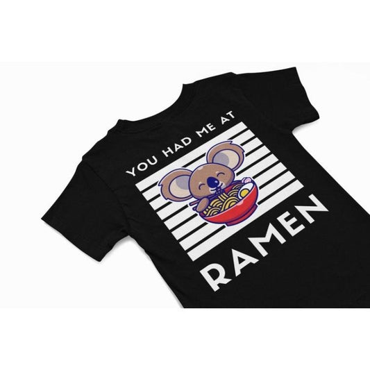 You had me at Ramen, Koala Bear T-Shirt, Cute Panda Tee, Japanese vacation T shirt gift, quirky food humour t shirt, Koala Lover Gift Made in USA