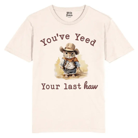 You;ve yeed your last haw  Retro Cowboy Graphic Tee  Western Style Shirt  Country Apparel  Rodeo Lover Gift  Unisex Clothing stylish