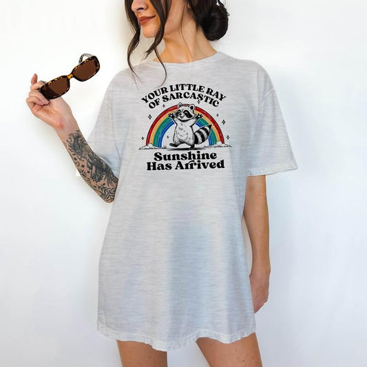 Your Little Ray of Sunshine - Print is Sublimation, Unisex T-Shirt, Funny Tee,Gift Idea, Relaxed Fit, All Seasons, Fun Style, Comfortable