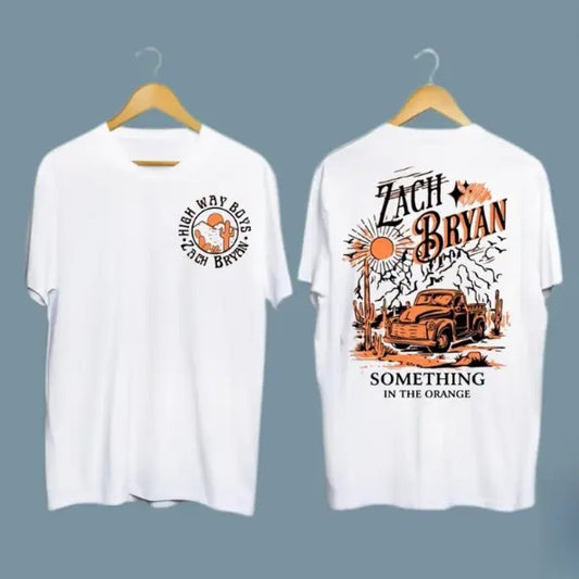 Z.Bryan Something In The Orange Shirt, Vintage Z.Bryan Fan Gift, Graphic Tee Shirt, Unisex For Shirt, Gift For Fan, Him, Her, Crewneck Short Sleeve Shirt, Shirt Trending Top Menswear