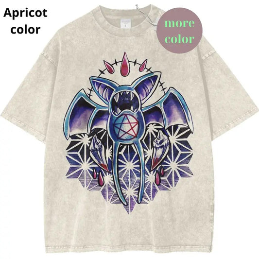 Zubat Graphic T-Shirt, Pokemon Shirt, PKM Shirt, Anime Shirt, Vintage Tee Shortsleeve Summer Printed