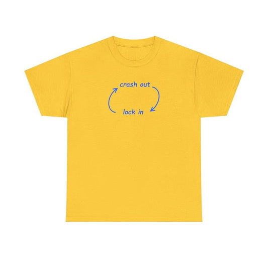 crash out lock in unisex t-shirt