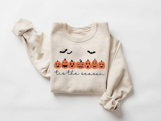 is The Season Halloween Sweatshirt,Halloween Sweatshirt,Spooky Season,Coffee Shirt,Halloween Gift