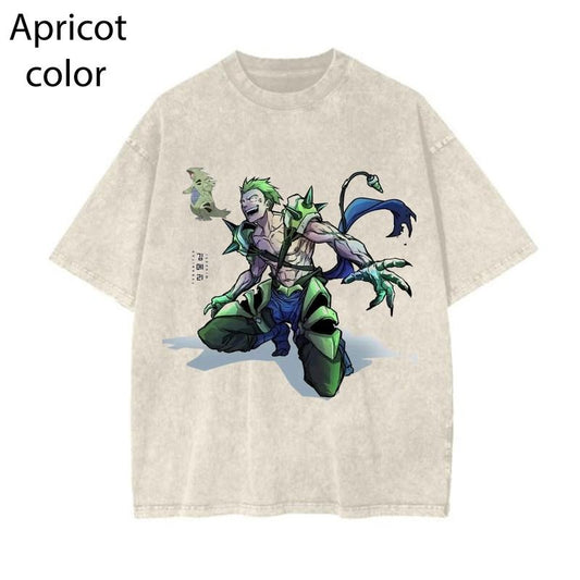 ketika pokemon menjadi manusia Pokemon Shirt, Tyranitar-pokemon T-shirt, Graphic Tee, PKM Shirt, Anime Shirt, vintage T-shirt Womenswear Cotton Top