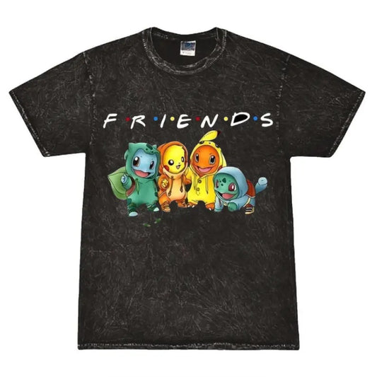 pokemon Funny T-shirt, Pokemon Friends TV Show Shirt - T Shirt Classic, joker face, pokemon, cute pokemon, ANIME GRAPHIC TEE Womenswear Top