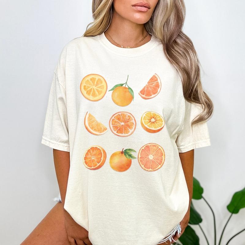 squeeze shirt orange, Fruits Tee Shirt, Vintage Graphic Fruit Shirt, Aesthetic Fruit Shirt, Boho Shirt, Fruit Tee, Orange Shirt, Fruit Orange, Unisex T-Shirt, Gifts For Men Women, Short Sleeve Tee Shirt
