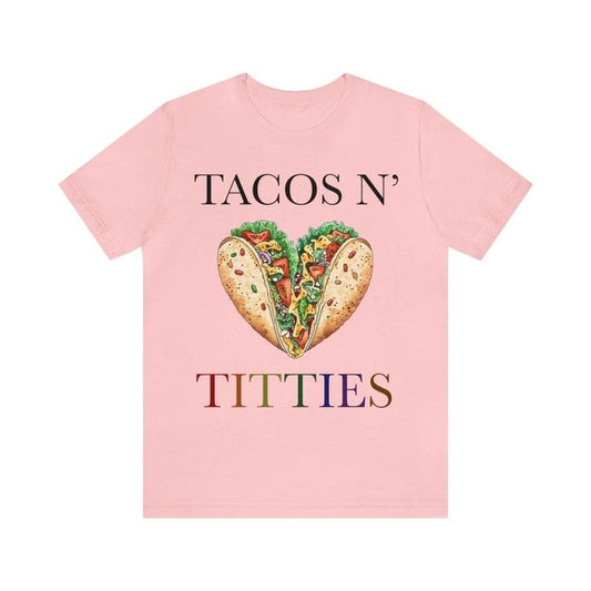 tacos and titties shirt | funny lesbian shirt | lesbian taco shirt | lesbian bride | lesbian wedding | queer taco | bisexual | bachelorette Hoodie, T-shirt and sweater