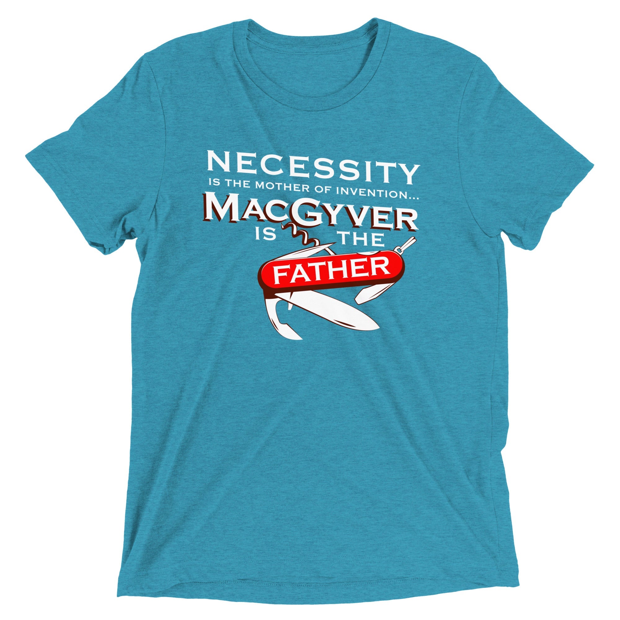 Necessity Is The Mother Men's Tri-Blend Tee