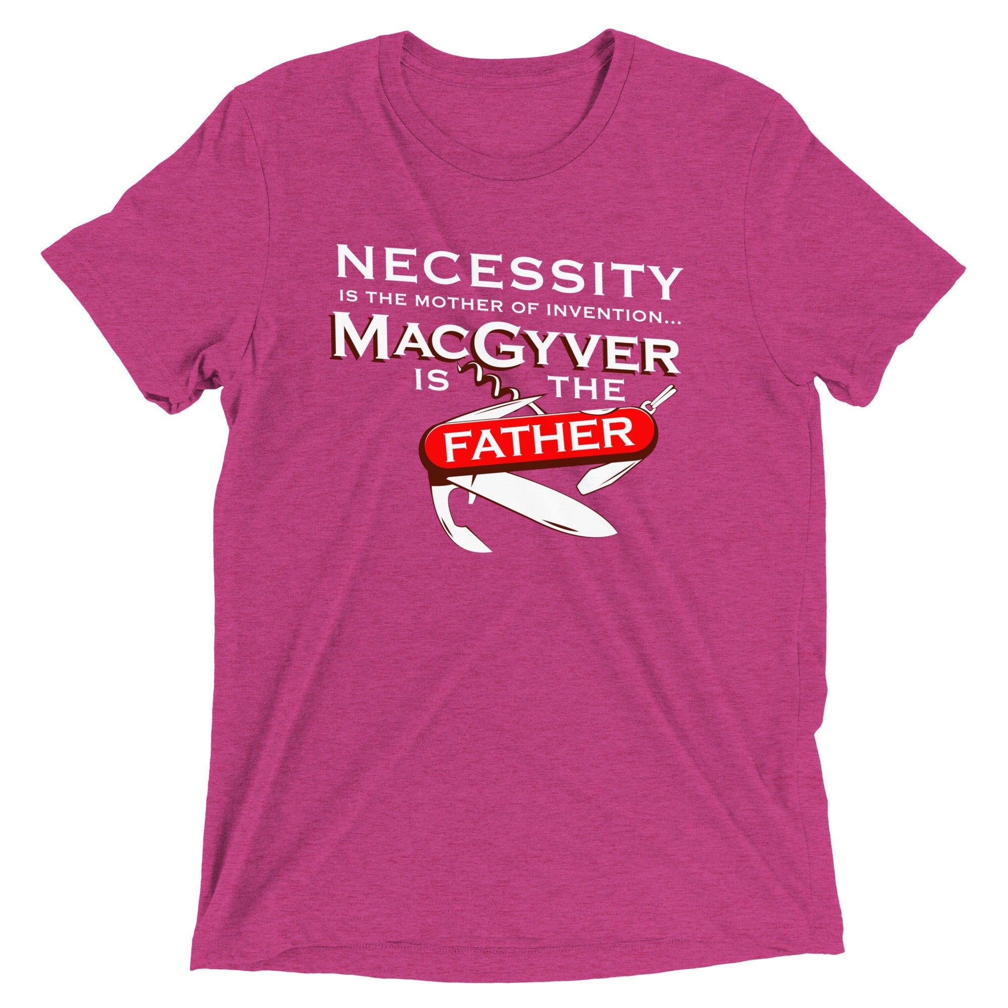 Necessity Is The Mother Men's Tri-Blend Tee